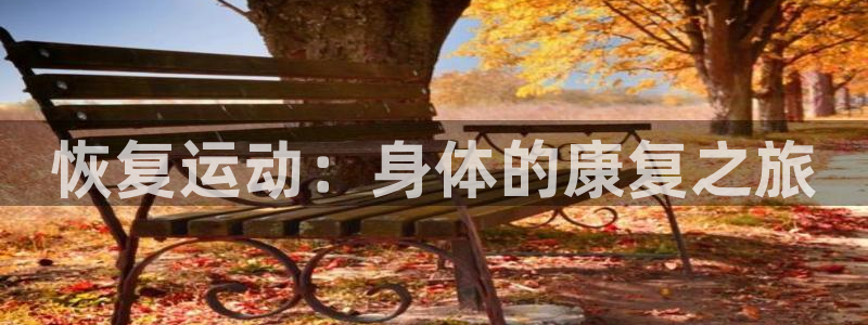 MK体育官方集团官网：恢复运动：身体的康复之旅