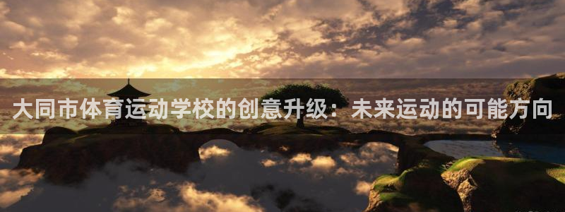 MK体育官网下载招商电话是多少：大同市体育运动学校的创意升级